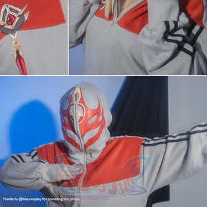 【Ready To Ship】Cosfun Gesnhin Impact Childe Tartaglia Derivative Full Zip Hoodie Jacket Fy0027