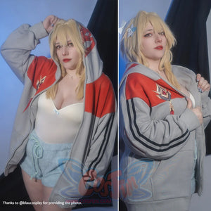 【Ready To Ship】Cosfun Gesnhin Impact Childe Tartaglia Derivative Full Zip Hoodie Jacket Fy0027