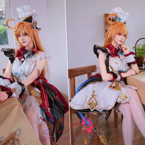 Genshin Impact Escoffier Cosplay Costumes C09429 AA Costumes