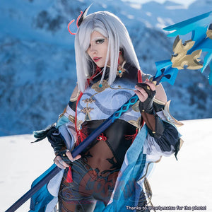 Genshin Impact Shenhe Cosplay Costume C07686 Aaa Costumes
