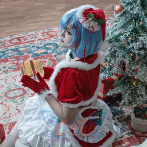 Re: Zero − Starting Life In Another World Rem Cosplay Christmas Outfit C00881 Costumes