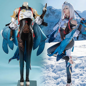Genshin Impact Shenhe Cosplay Costume C07686 Aaa Costumes