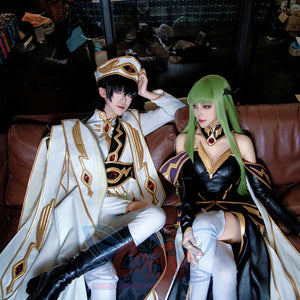 Anime Code Geass: Lelouch of the Rebellion Code Geass C.C. Queen Dress Cosplay Costume C09323 Costumes
