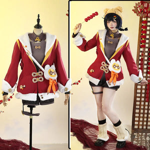 Genshin Impact Xiangling Cosplay Costume C09314 Aa Costumes