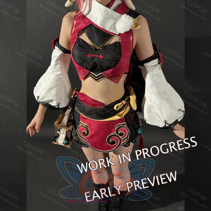 【CONFIRMATION】$5 Deposit = 12% OFF Coupon Genshin Impact Yanfei Cosplay Costume
