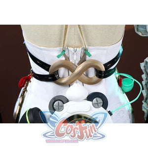 Zenless Zone Zero Dialyn cosplay back waist accessory sets mint cord around gold-tone panda hardware