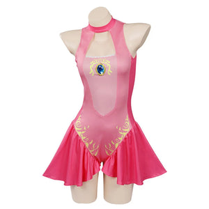 Super Mario Princess Peach Swimsuit N07256 - cosfun