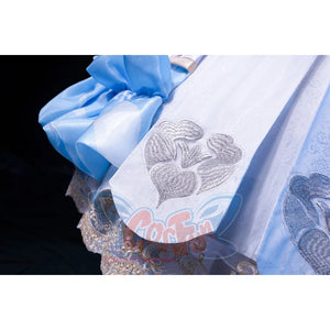 Pre-Sale Genshin Impact Kamisato Ayaka Springbloom Missive Cosplay Costume C07445 Aaa Costumes