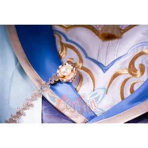 Pre-Sale Genshin Impact Kamisato Ayaka Springbloom Missive Cosplay Costume C07445 Aaa Costumes