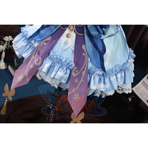 Genshin Impact Kamisato Ayaka Springbloom Missive Cosplay Costume C07483 Aa + Costumes