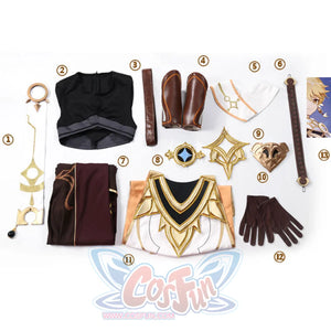 【CLEARANCE】Game Genshin Impact The Same Style of Aether Cosplay Costumes N00098 AAA - cosfun