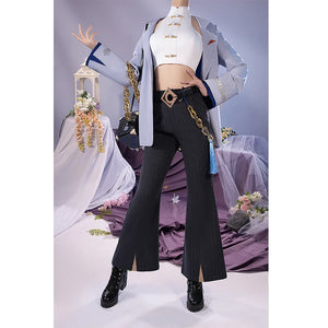 Genshin Impact X Pizzahut Yelan Cosplay Costume C07479 Aa Costume-S Costumes