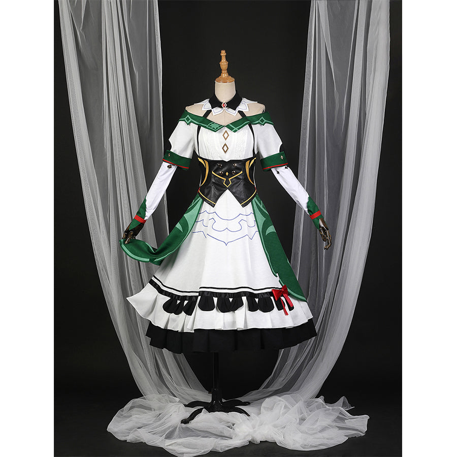 Genshin Impact NPC Katheryne Cosplay Costume C02905  AA