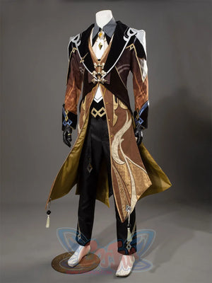 Ready To Ship Genshin Impact Zhongli Cosplay Costume/Shoes C07484 Aaa Costumes