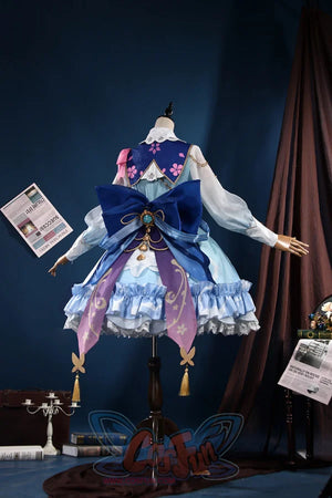 Genshin Impact Kamisato Ayaka Springbloom Missive Cosplay Costume C07483 Aa + Costumes