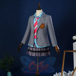 Your Lie in April Miyazono Kaori Cosplay Costume N07334 - cosfun