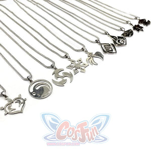 Genshin Impact Vision Necklaces Silver Version N07313 - cosfun