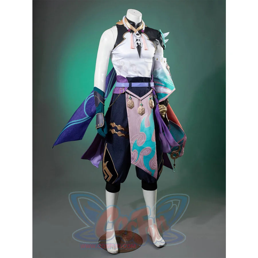 Ready To Ship Genshin Impact Xiao Cosplay Costume/Shoes C07487 Aaa Costumes