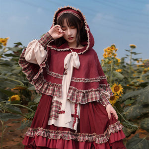 Spring And Autumn Cute Girl Lolita Dress