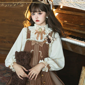 Daily Long-sleeved Lolita Shirt S22520