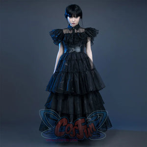 Wednesday Addams Cosplay Costume N07196 - cosfun