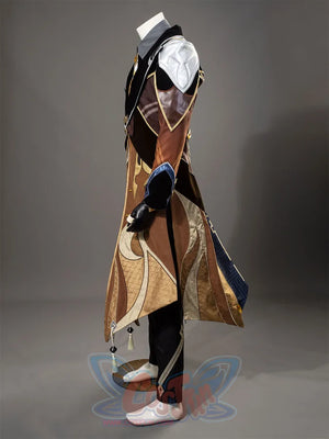 Ready To Ship Genshin Impact Zhongli Cosplay Costume/Shoes C07484 Aaa Costumes