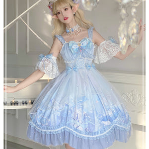 Sweet Lolita Princess Long-medium Jumper Skirt Sets