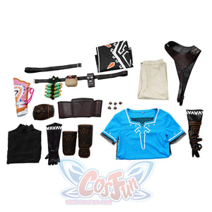 The Legend of Zelda: Tears of the Kingdom Link Cosplay Costume Upgraded Version N07302S - cosfun