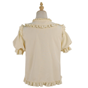 Summer Elegant Lolita Short-sleeved Shirt