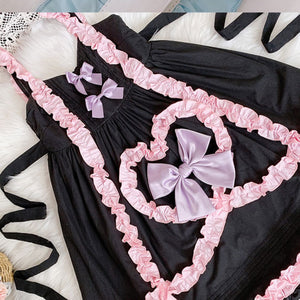 Sweet High Waist Lolita Jumper Skirt Sets