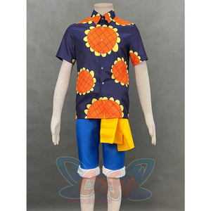 Japanese Anime Monkey D. Luffy Cosplay Costume N07418 - cosfun
