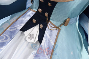 Genshin Impact Kamisato Ayaka Springbloom Missive Cosplay Costume C07483 Aa + Costumes
