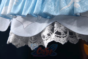 Genshin Impact Kamisato Ayaka Springbloom Missive Cosplay Costume C07483 Aa + Costumes