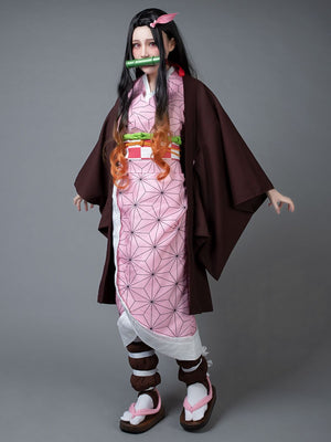 Demon Slayer: Kimetsu No Yaiba Nezuko Kamado Cosplay Costume Mp005697 Costumes