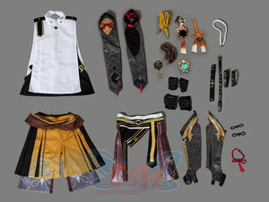 Ready To Ship Genshin Impact Shikanoin Heizou Cosplay Costume/Shoes C07486 Aaa Costumes