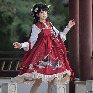 Autumn and Winter Chinese Style Lolita Dress Suit