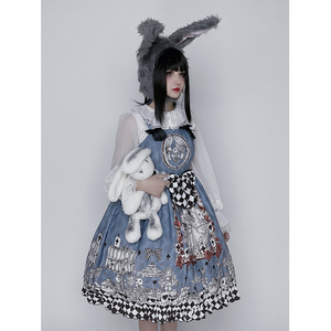 New Lolita Original Retro JSK Chiffon Dress S20067