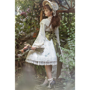 Lolita Pastoral Long Sleeve Dress Fresh And Lovely Lolita Elegance