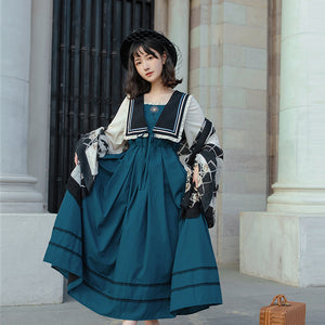 Autumn And Winter Embroidered Simple Cla Lolita Long Dress