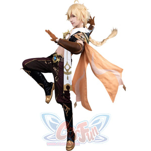 【CLEARANCE】Game Genshin Impact The Same Style of Aether Cosplay Costumes N00098 AAA - cosfun