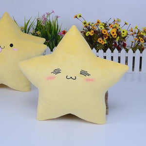 Anime Wish Lucky Cute Star Pillow Cushion Plush Doll Toy Gift Star / Small
