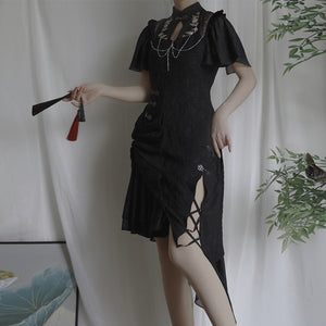 Chinese Elegant Classic Lolita Cheongsam Dress Sets