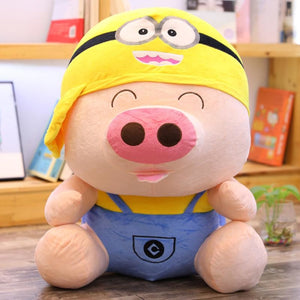 Cute Animal Transform Mcdull Pig Monster Spiderman Superman Minion Cos Props Gift / 35Cm