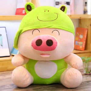Cute Animal Transform Mcdull Pig Monster Spiderman Superman Minion Cos Props Gift Frog / 35Cm