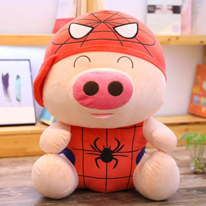 Cute Animal Transform Mcdull Pig Monster Spiderman Superman Minion Cos Props Gift Spider-Man / 35Cm