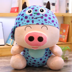 Cute Animal Transform Mcdull Pig Monster Spiderman Superman Minion Cos Props Gift Sulley / 35Cm