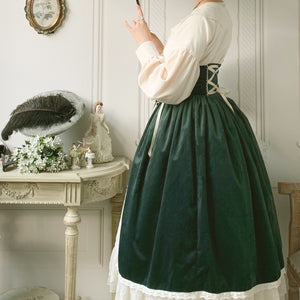 Autumn Winter Elegant Lolita High Waist Skirt