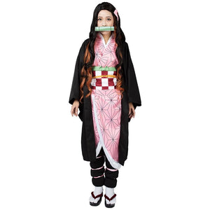 Demon Slayer: Kimetsu No Yaiba Kamado Nezuko Cosplay Costume Mp005091 Xs / Us Warehouse (Us Clients