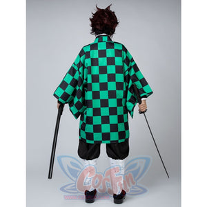 Demon Slayer:  Kimetsu No Yaiba Kamado Tanjirou Cosplay Costume Mp005092 Costumes