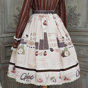 Chocolate Daily Sweet Lolita Medium Skirt